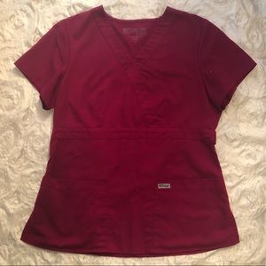 Grey’s Anatomy Scrub Top Modern Fit Mock Wrap